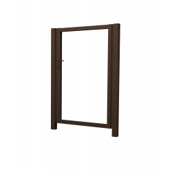 Калитка Жалюзи Grand Line RAL 8017, 1*1.68м